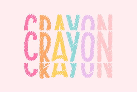 Crayonfriends Stacked: A Playful Font for Creative Designs