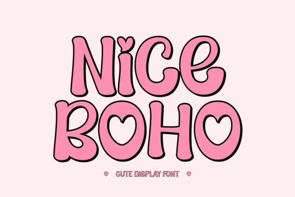 Discover the Nice Boho Display Font: A Creative Blend of Charm and Style