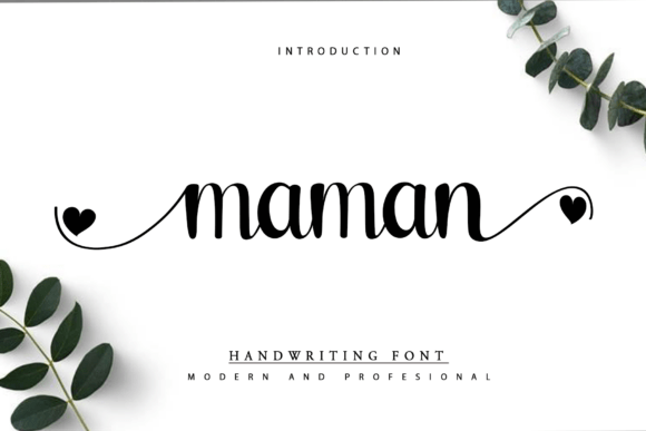 Maman: A Trendy Handwritten Font for Modern Design