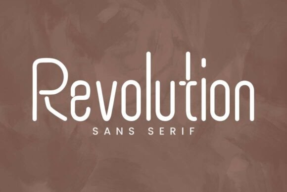 Revolution: The Sans Serif Font for a Modern Edge