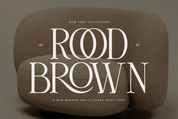 ROOD BROWN: A Modern Serif for Elegant Design
