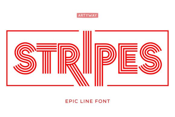 Stripes: A Bold Typeface for Modern Design