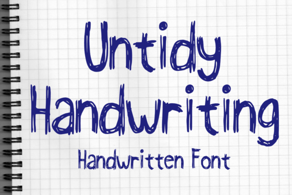 Untidy Handwriting: A Playful Sketchy Font