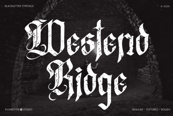 Westend Ridge: A Vintage Blackletter Font for Modern Designs